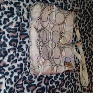 Coach pastel purple crossbody bag